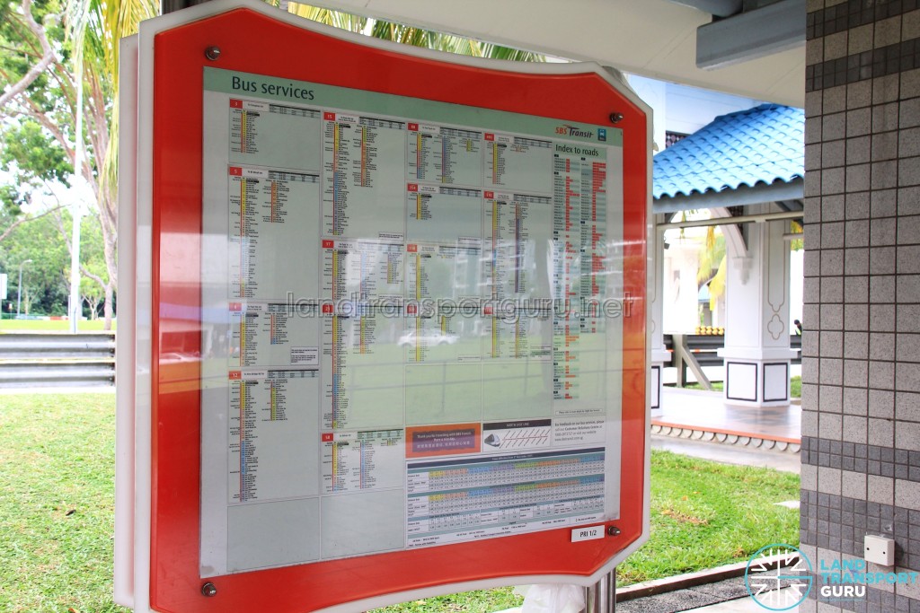 Pasir Ris Bus Interchange - SBS Transit Bus Information