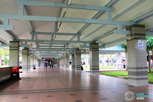 Pasir Ris Bus Interchange - Concourse near Alighting Berths
