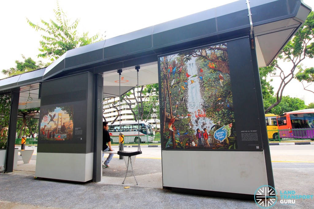 Project Bus Stop - Rear panel murals