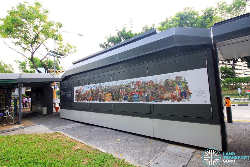 Project Bus Stop - Rear panel murals
