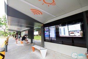 Project Bus Stop - Interior interactive screens