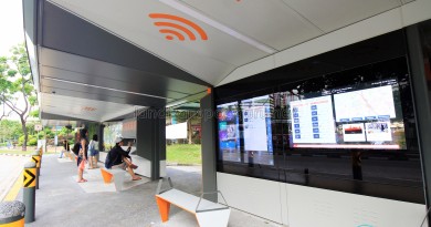 Project Bus Stop - Interior interactive screens