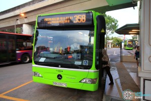 Go-Ahead Service 358 operated by SBS Transit Bus Captain