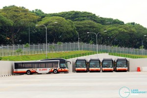 SMRT Bulim Depot - Bus Park