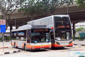 Service 106 buses with the F1 Diversion scroll