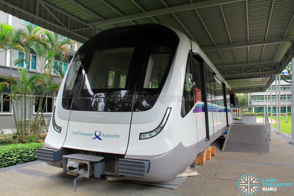 Downtown Line Rolling Stock (C951) Mockup at the Land Transport Authority HQ