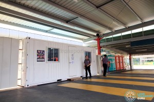 SBS Transit shifted to container offices, making way for Go-Ahead (Aug 2016)