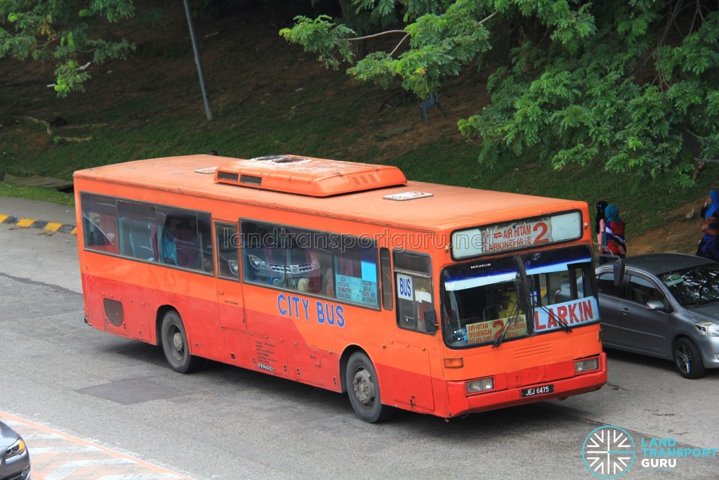 City Bus Mercedes-Benz OH1318 (JEJ6475) – Route 2
