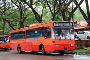 City Bus Mercedes-Benz OH1318 (WFK2123) – Route 15
