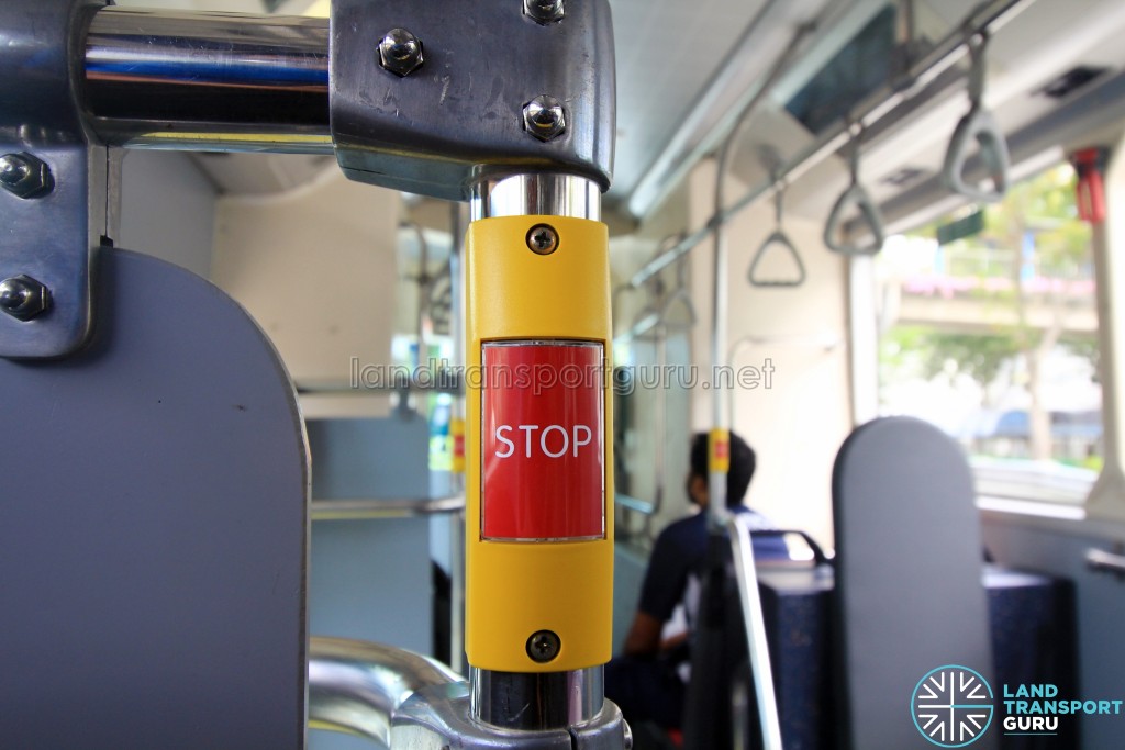 SG4001J Interior: Palm-type bus stopping bell