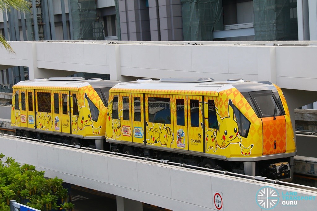 Changi Airport Skytrain - Pokemon Advertisement Wrap
