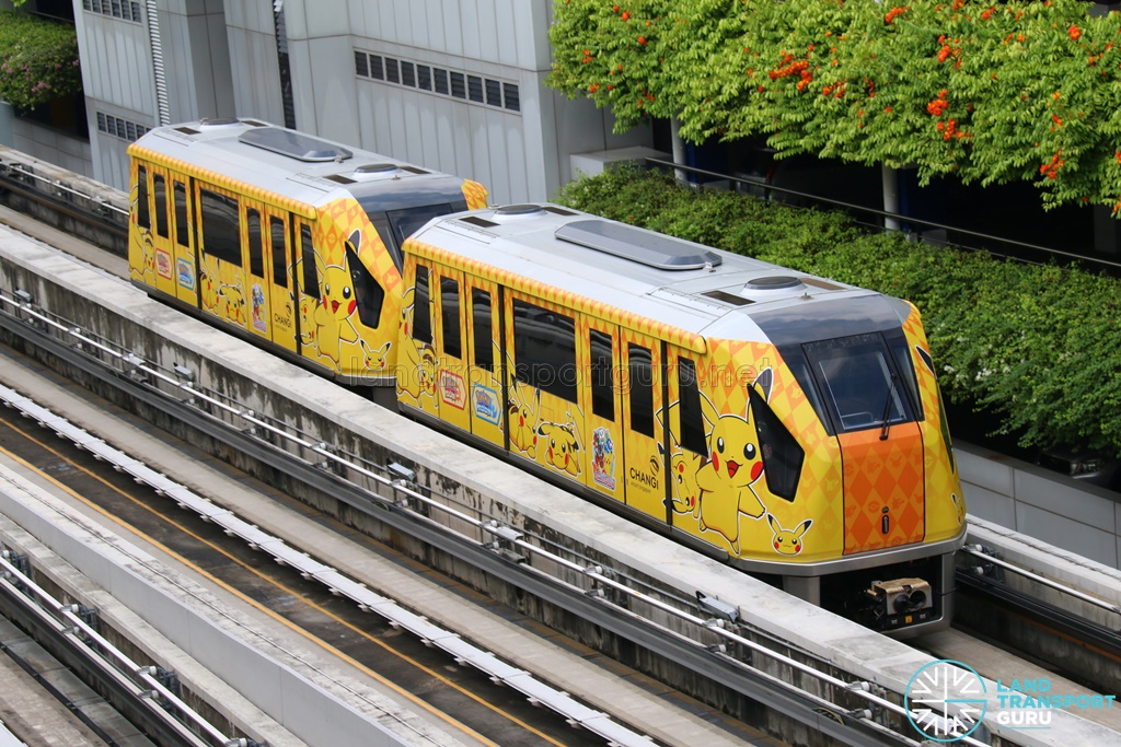 changi airport skytrain public Route: Schedules, Stops & Maps - T1↔T3  (Updated)