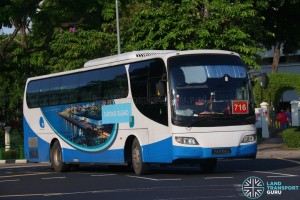 Jurong Island Bus Service 716 - Woodlands Transport Isuzu LT134P (PA9714U)