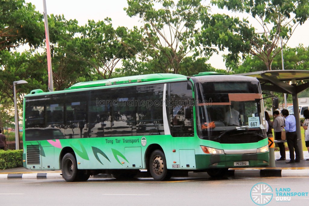 Tong Tar Transport Service Zhongtong LCK6103G (PC231U) - City Direct 667