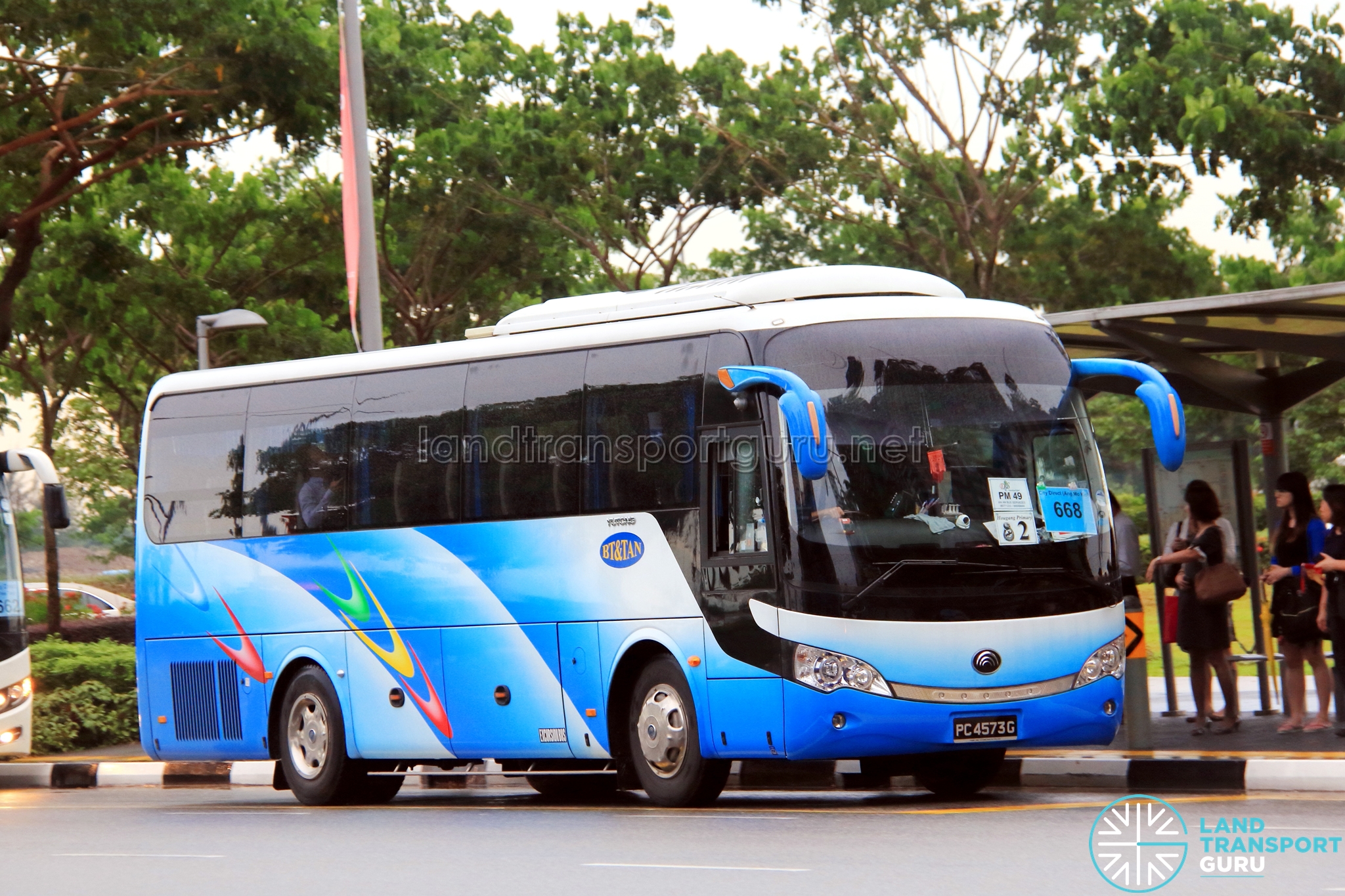 BT&Tan Bus Transport Service Yutong ZK6938H (PC4573G) - City Direct 668