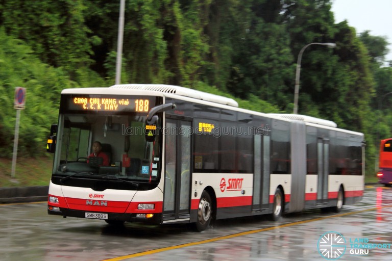 SMRT MAN A24 (SMB388S) – Service 188 | Land Transport Guru