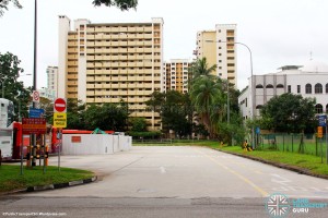 St. Michael's Ter in Year 2011, with upgrading works in progress to install wheelchair ramps at each berth