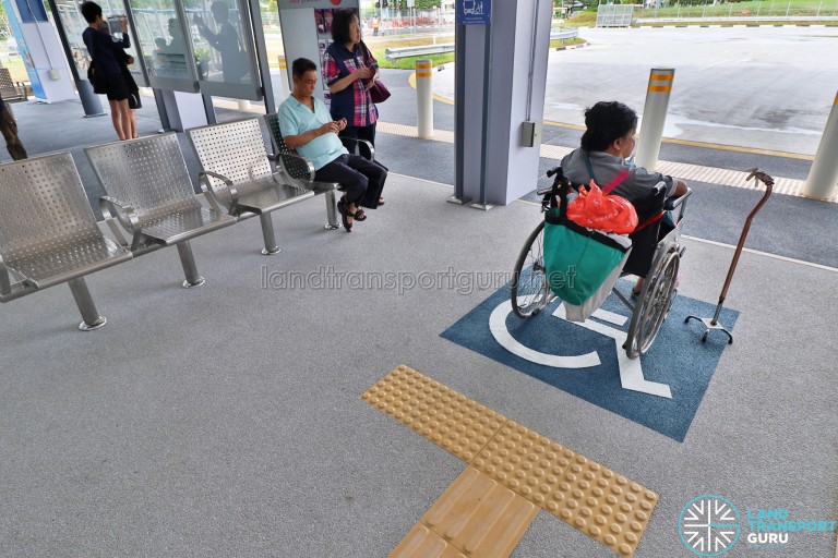 Tampines Concourse Bus Interchange Wheelchair Boarding Area Land