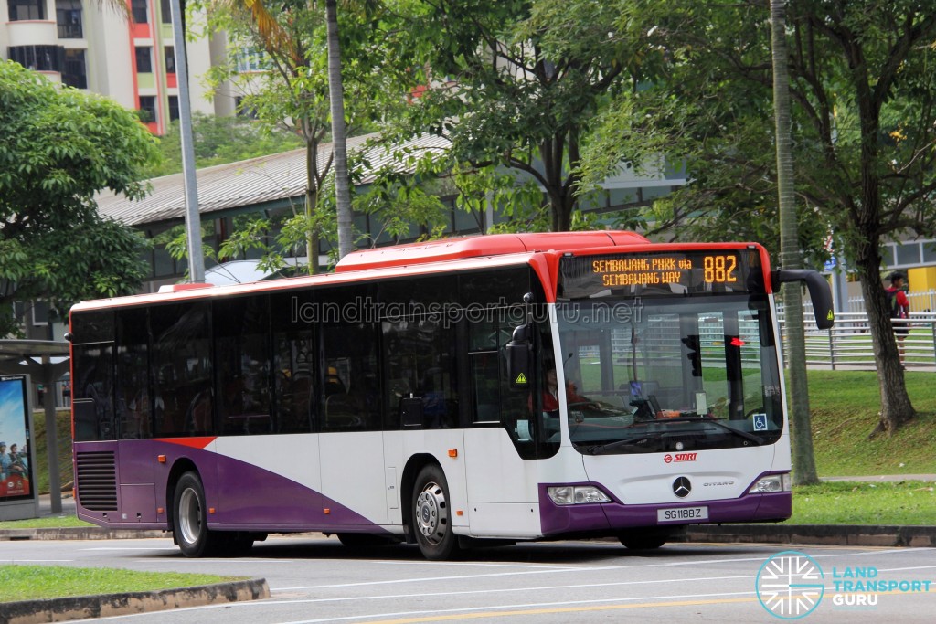 Bus 882 - SMRT Buses Mercedes-Benz Citaro (SG1188Z)