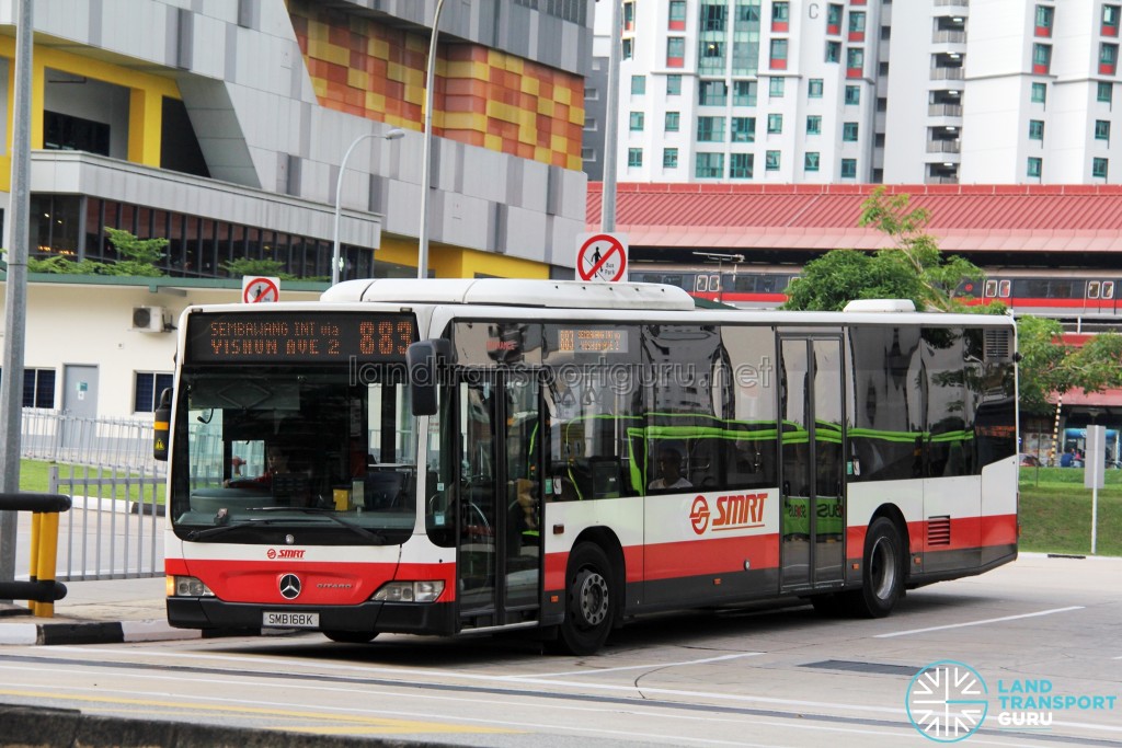 SMRT Mercedes-Benz Citaro (SMB168K) - Service 883
