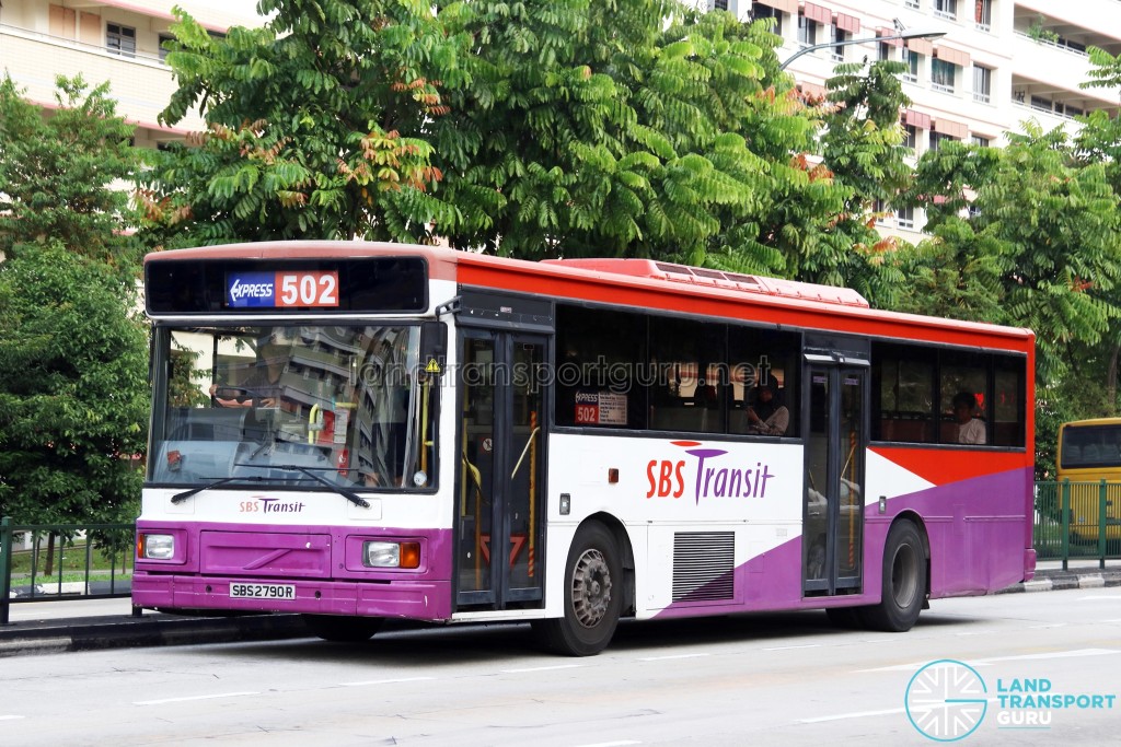 SBS Transit Volvo B10M MkIV DM3500 (SBS2790R) – Service 502 | Land ...