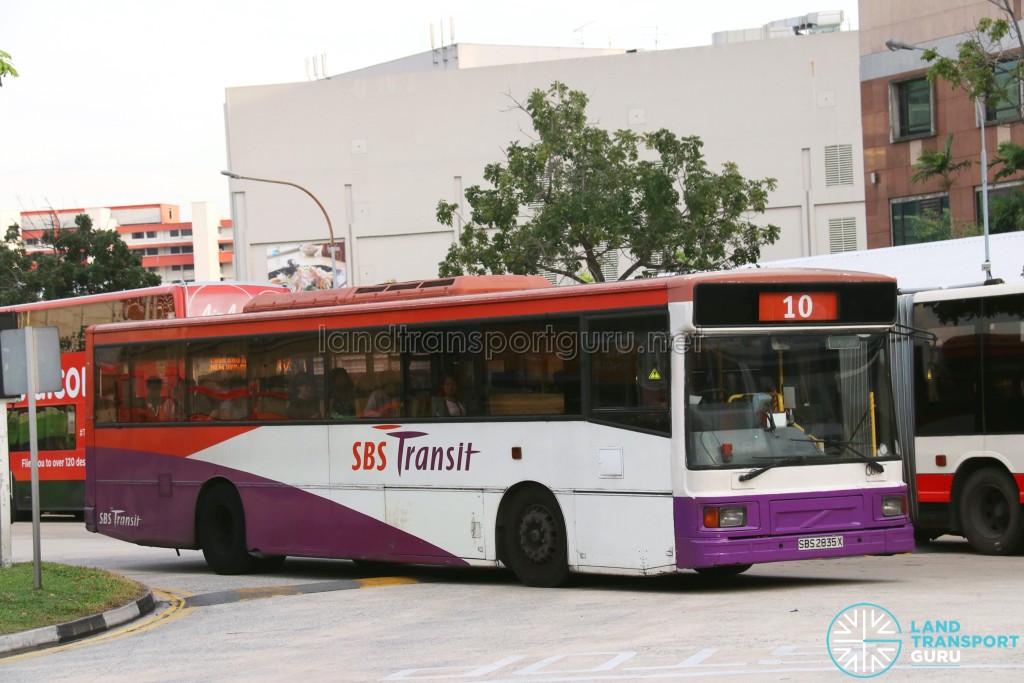 SBS Transit Volvo B10M MkIV DM3500 (SBS2835X) - Service 10