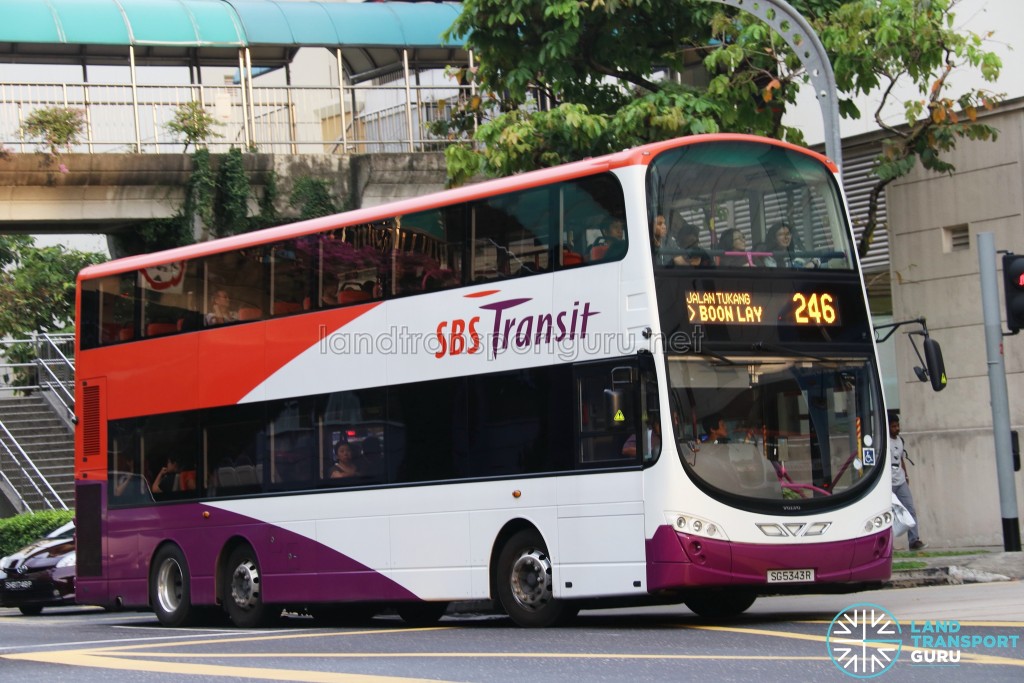 SBS Transit Volvo B9TL Wright (SG5343R) - Service 246