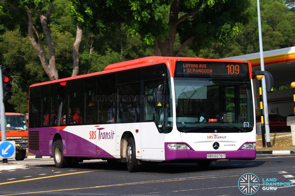 Service 109 - SBS Transit Mercedes-Benz Citaro (SBS6076T)