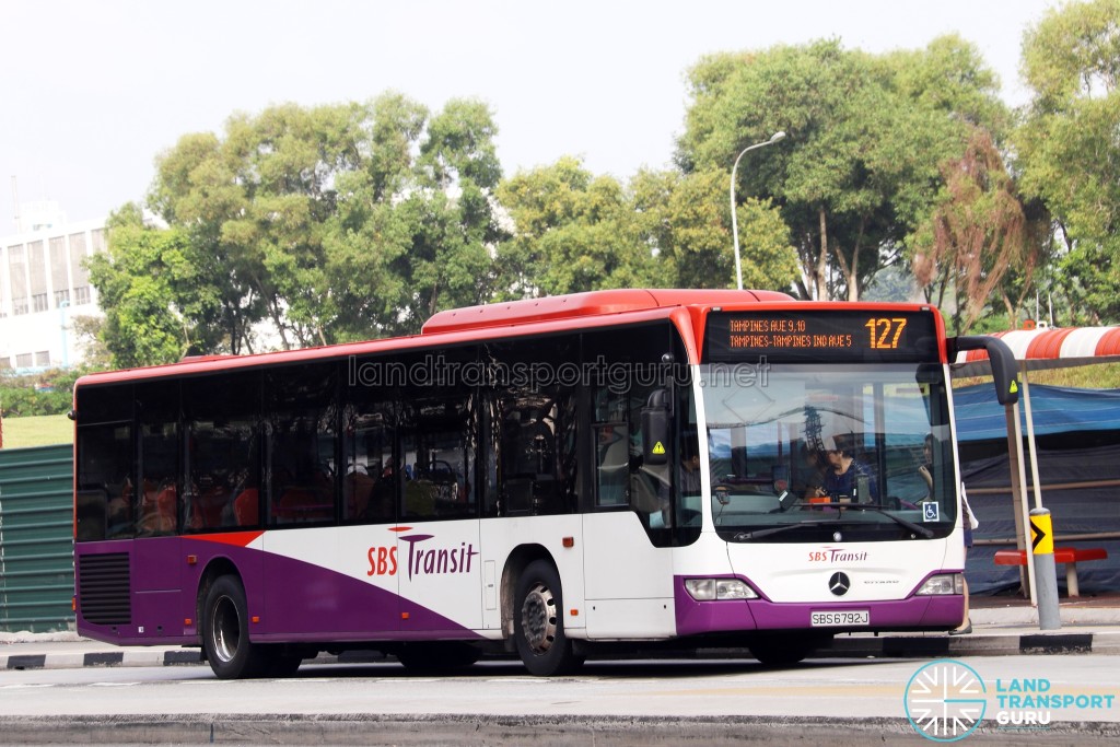 SBS Transit Mercedes-Benz Citaro (SBS6729J) - Service 127