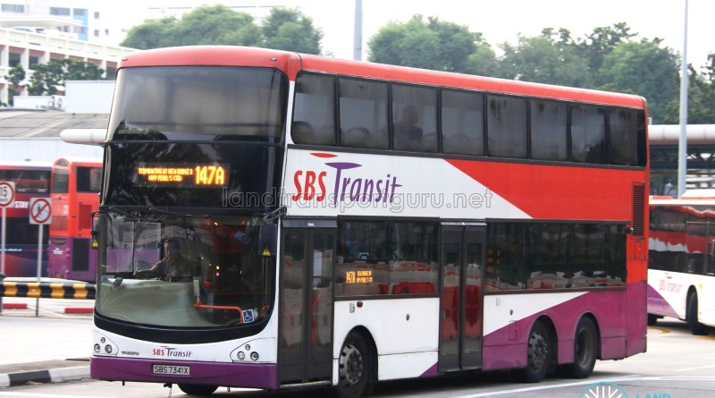 SBS Transit Volvo B9TL CDGE (SBS7341X) - Service 147A