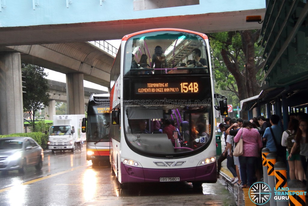 SBS Transit Volvo B9TL Wright (SBS7580Y) - Service 154B