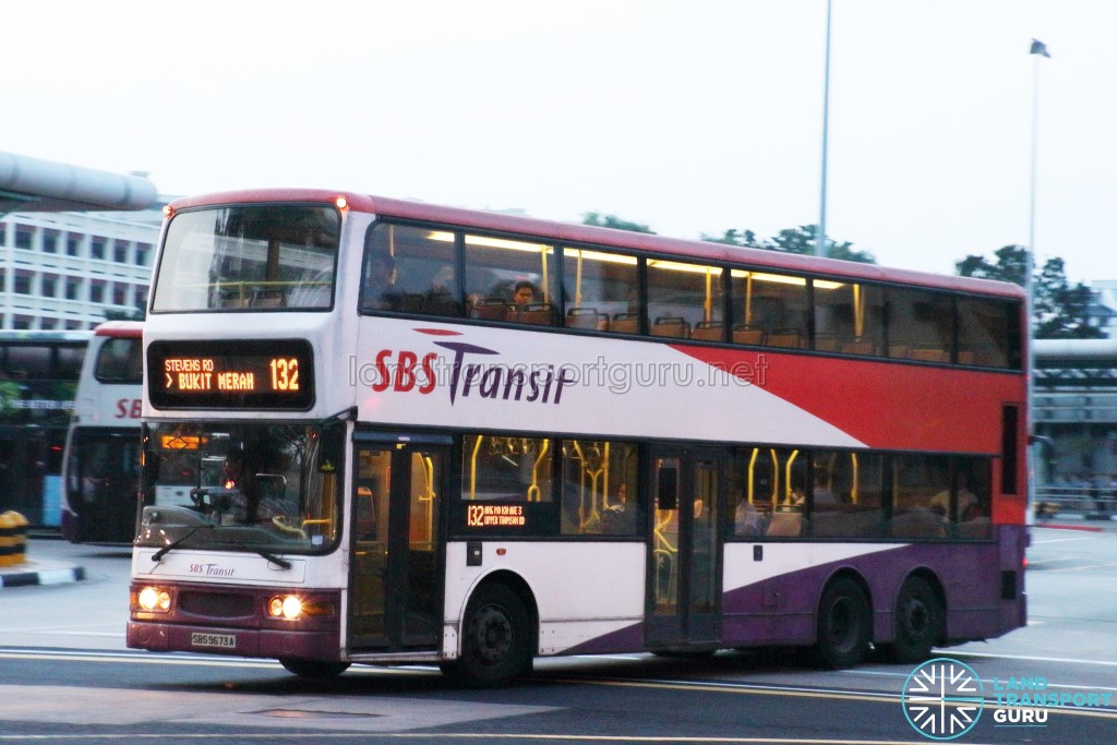 SBS Transit Dennis Trident (SBS9673A) - Service 132