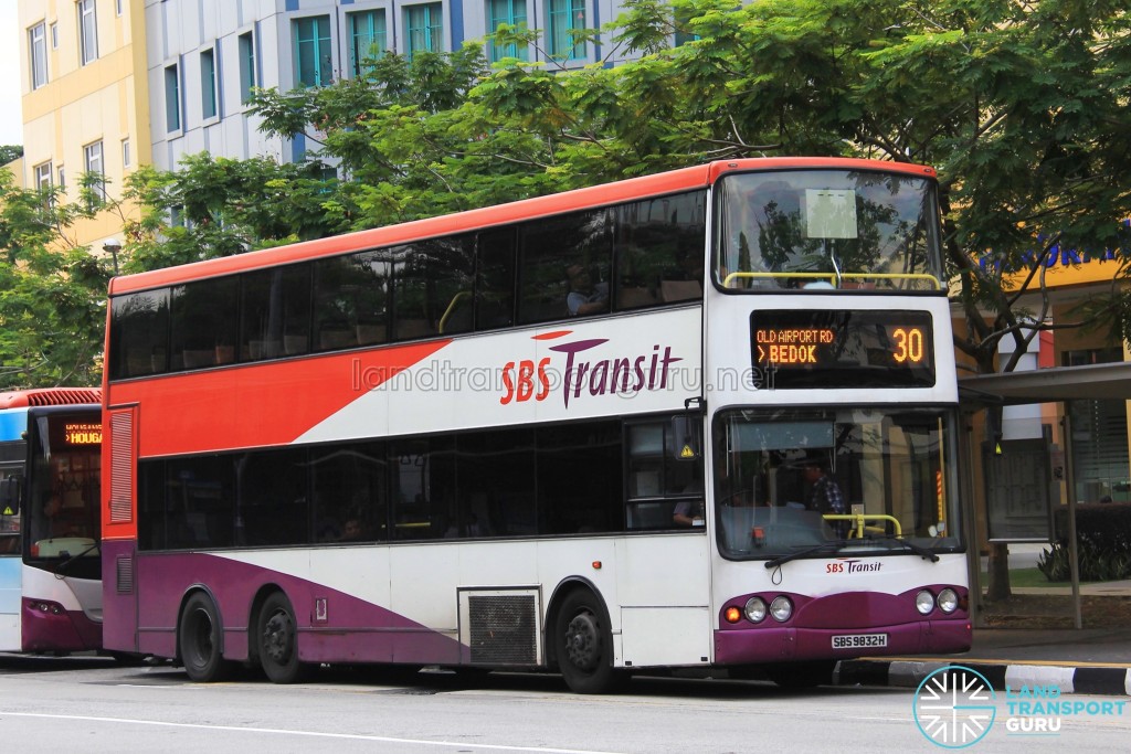 SBST Volvo B10TL (SBS9832H) - Service 30, with TV screens