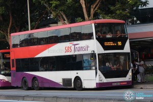 Bus 90 - SBS Transit Volvo B10TL CDGE (SBS9889U)