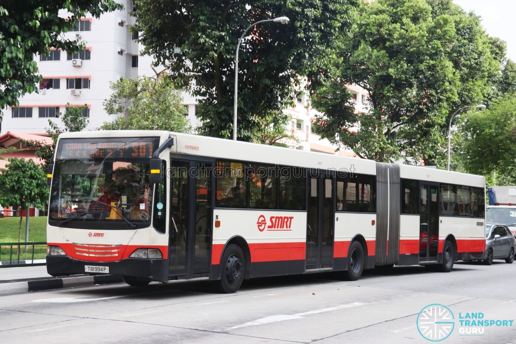 SMRT Mercedes-Benz O405G MkII (TIB994P) - Service 301