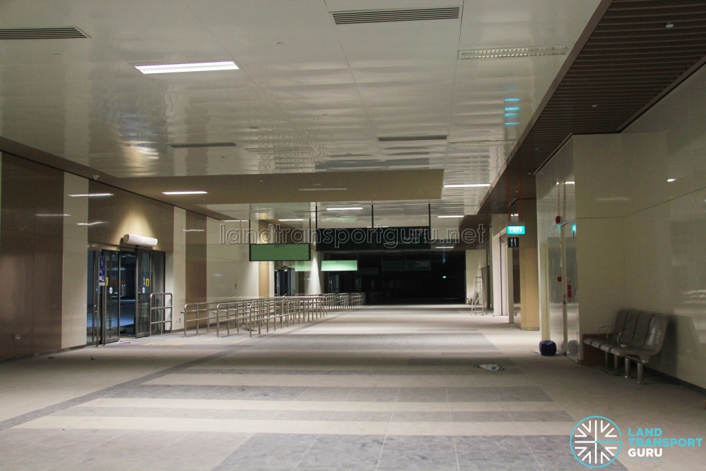 Bedok Bus Interchange - Concourse near Berth B6 (Pre-opening)