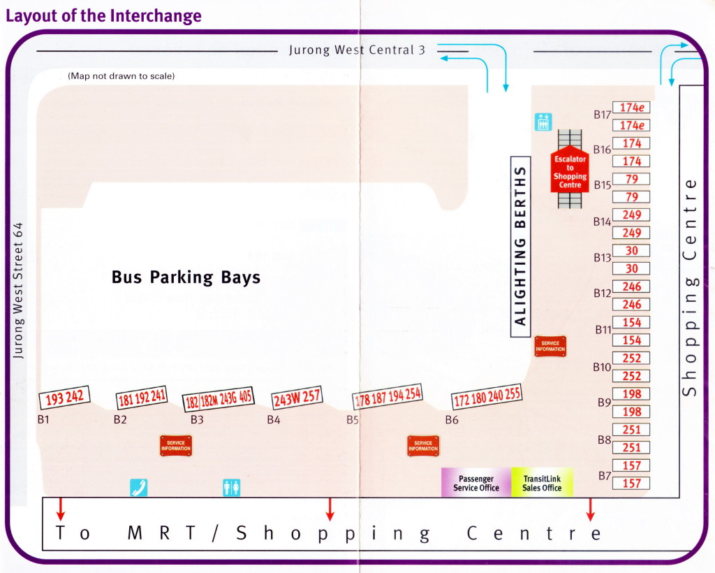 Layout of Boon Lay Bus Interchange