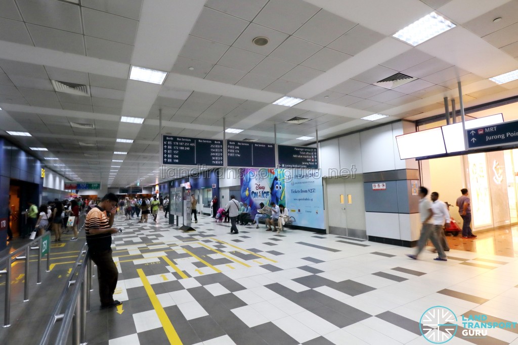 Boon Lay Bus Interchange - Concourse at Jurong Point central entrance