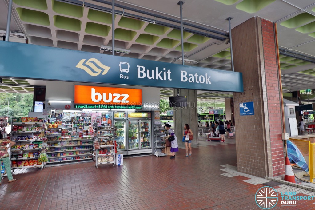 Bukit Batok Bus Interchange - Entrance from MRT Station