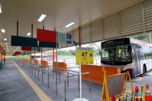 Changi Business Park Bus Terminal - Berths 1 & 2 used by Service 47