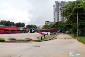 Clementi Temporary Bus Interchange - Bus Park