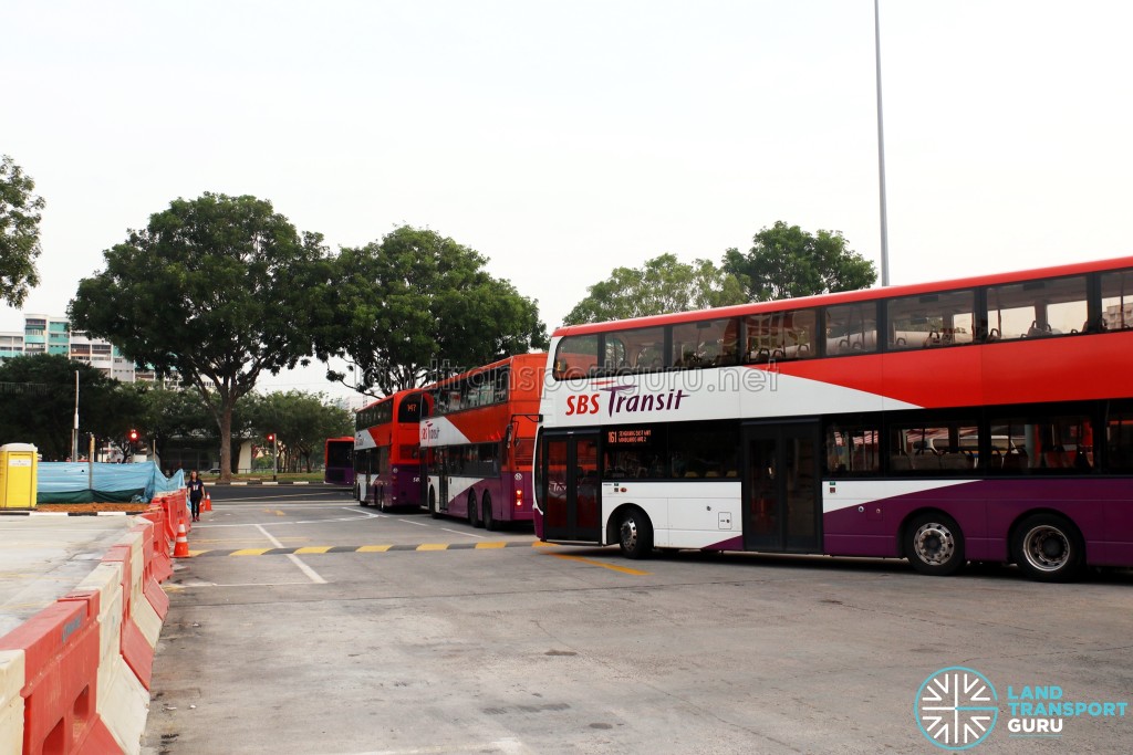 Hougang Central Bus Interchange Expansion - Old Exit Lane to be phased out