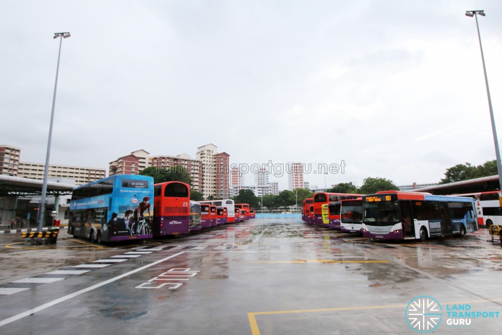 Hougang Central Bus Interchange - Bus Park
