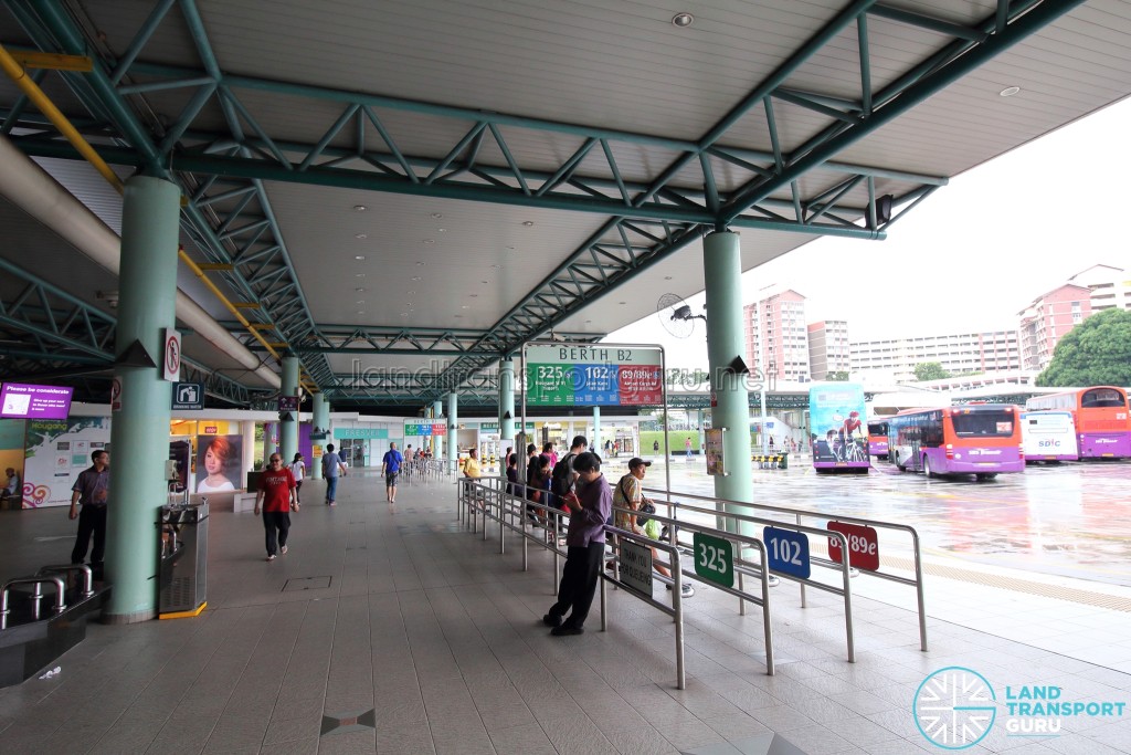 Hougang Central Bus Interchange - Concourse near Berth B2