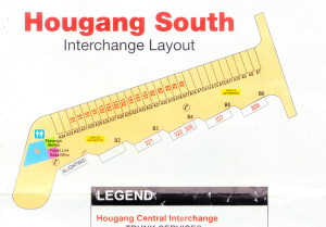 Layout of Hougang South Bus Interchange