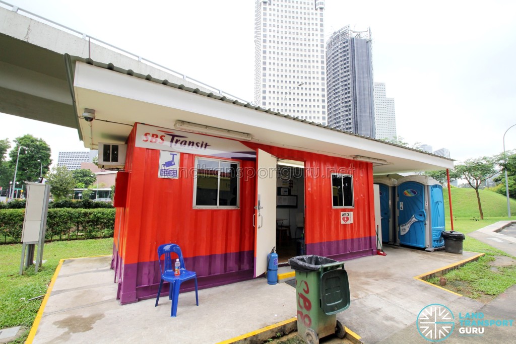 Marina Centre Bus Terminal - SBS Transit container office