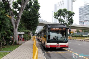 Marina Centre Bus Terminal - SMRT bus lots