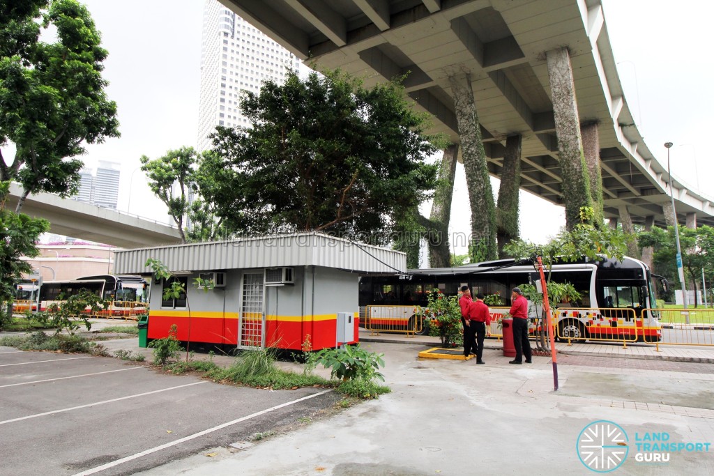 Marina Centre Bus Terminal - SMRT container office