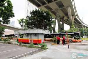 Marina Centre Bus Terminal - SMRT container office