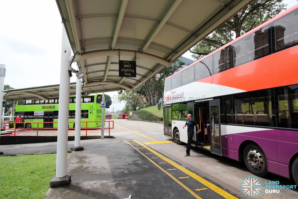 New Bridge Road Bus Terminal - Alighting berth